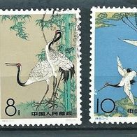 China 1962 " Vögel Kraniche Mi 640-642 kompl. Satz ° Gestempelt Asien Birds