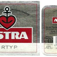 Bieretikett "Astra Urtyp" Bavaria-St.-Pauli Brauerei Hamburg