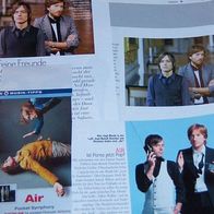 AIR 4 pc German Clippings Collection Nicholas Godin Jean-Benoit Dunckel
