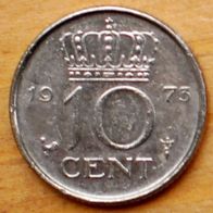 10 Cents 1973 Niederlande