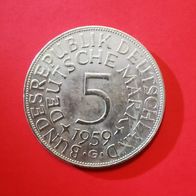 5 DMark Silberadler - Heiermann 1959 G Münze in 625er Silber