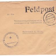 Briefmarken spezial: Feldpost Brief
