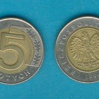 Polen 5 Zlotych 1996