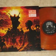 Deicide- To Hell With God/ Orange Vinyl LP 2011 & Backpatch Deluxe Obituary Death