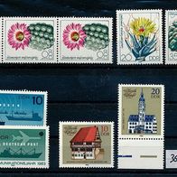 3628 - DDR Briefmarken Michel Nr.2771,2772,2775,2776,2803,2804,2806 fri. Jahrg 1983