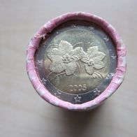Finnland 2005 2 Euro Moltebeere -aus der Rolle- bankfrisch -uncirkuliert-