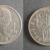 Münze Alt Belgien: 1 Frank 1939