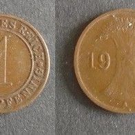 Münze Deutsches Reich: 1 Reichspfennig 1931 - A
