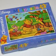 Disney Minipuzzle Winnie Pooh, Tigger, Ferkel, Clementoni, 54 Teile, 17 x 12cm