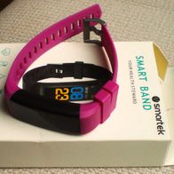 SMART BAND Smartwatch & Fitnesstracker Farbe: Lila Neuwertig Smartek