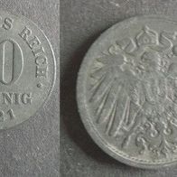 Münze Deutsches Reich: 10 Pfennig 1921