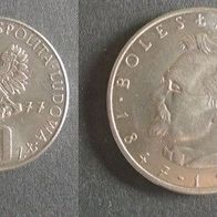 Münze Polen: 10 Zloty 1977 - Boreslaw Prus