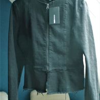 Damen Jacke ohne Futter Farbe: Schwarz Gr.M Gr.38-40 Fashionnova