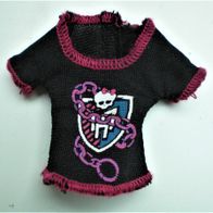 Monster High Puppe Schwarz Bluse