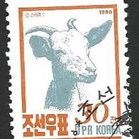 Nordkorea Freimarke " Tiere auf dem Bauernhof " Michelnr. 3145 o