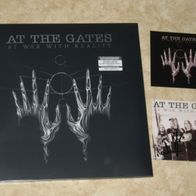At The Gates- At War With Reality / Red Vinyl LP & Signed Post Card Sealed
