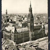 AK Hamburg: Rathaus 1963 / Stempel