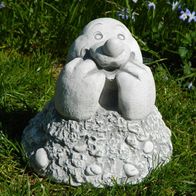 Figur Dekofigur Maulwurfskopf H 15 cm Maulwurf Tierfigur Gartenfigur