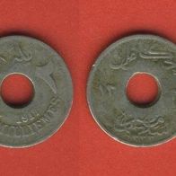 Ägypten 2 Milliemes 1917