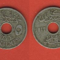 Ägypten 5 Milliemes 1917