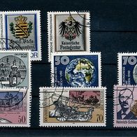 3648 - DDR Briefmarken Michel Nr.3302-3304,3355,3356,3360-3362,3365 gest Jahrg 1990