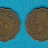 Ägypten 10 Milliemes 1943