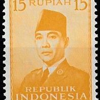 Indonesien Michel 114 Postfrisch * * - Freimarke: Präsident Sukarno