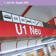 Broschüre U-Bahn Ersatzverkehr U1-Modernisierung 2012 Metro Wien-Favoriten Österreich