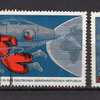 DDR 1965 Besuch sowjetischer Kosmonauten MiNr. 1138 - 1140 gestempelt -1-