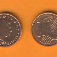 Luxemburg 1 Cent 2003 bankfrisch aus der Rolle entnommen
