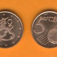 Finnland 5 Cent 2004 bankfrisch aus der Rolle entnommen Auflage nur 629 000 Stück