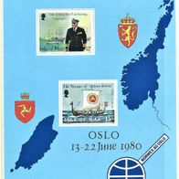 GB. Insel Man 1980 " Alte Verbindung erneuern Oslo Block 4 Mi 156-172 Postfrisch * *