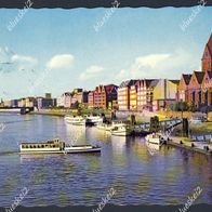 Ak Bremen: Die Weser 1962 / Stempel