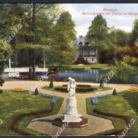 Ak Bremen: Meiereigarten mit Partie im Bürgerpark / 1934