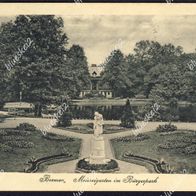Ak Bremen: Meiereigarten mit Partie im Bürgerpark 1925 / Stempel