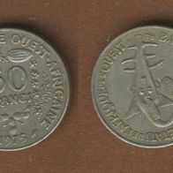Westafrikanische Staaten Etats de I Afrrique de I Quest 50 Francs 1975