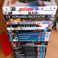 30 DVDs - TOP - FILME , z.B. Rush Hour, Ice Age , 12 Monkeys , Shaft , 1492, uva