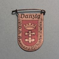 WHW-Spendenabzeichen, Blechabzeichen, "Danzig / Gdansk“