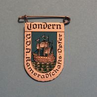 WHW-Spendenabzeichen, Blechabzeichen, "Tondern / Tønder“
