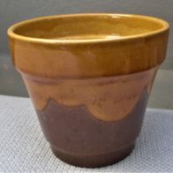 Dekoration Keramik Vase Blumenvase Braun 10,5 cm hoch