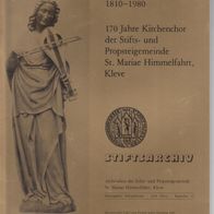 170 Jahre Kirchenchor der Stifts- und Propsteigemeinde St. Mariae Himmelfahrt Kleve