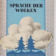 Rolf Siegel Sprache der Wolken Kosmos Gesellschaft der Naturfreunde von 1949