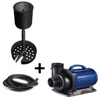 Skimmer Flottant Pour étang Avec Pompe - Nettoyage Surface, Capacité 3 M3/h, Pour étangs Jusqu'à 50 M²