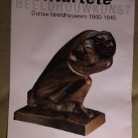 Ausstellungsplakat entartete Beeldhouwkunst Duitse Beeldhouwers 1900-1945 Nijmegen