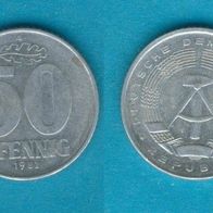 DDR 50 Pfennig 1982 A