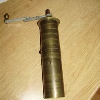 Alte Mokkamühle Messing voll funktionstüchtig