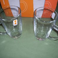 2x montana Hot Tasse Kaffeetasse Teetasse Glastasse Glas 350 ml