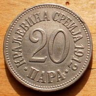 20 Para 1912 Serbien