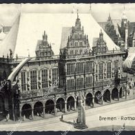 Ak Bremen: Rathaus 1960 / Stempel