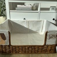 mittelgroßes Rattan Hundebett / Hundekorb / Dog Bed / Dog Basket